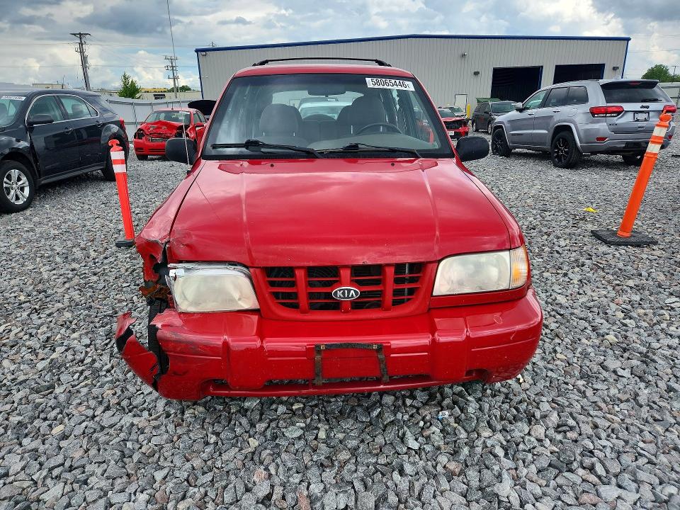2001 Kia Sportage მანქანა იყიდება აუქციონზე, vin: KNDJA723415061180, აუქციონის ნომერი: 58065446