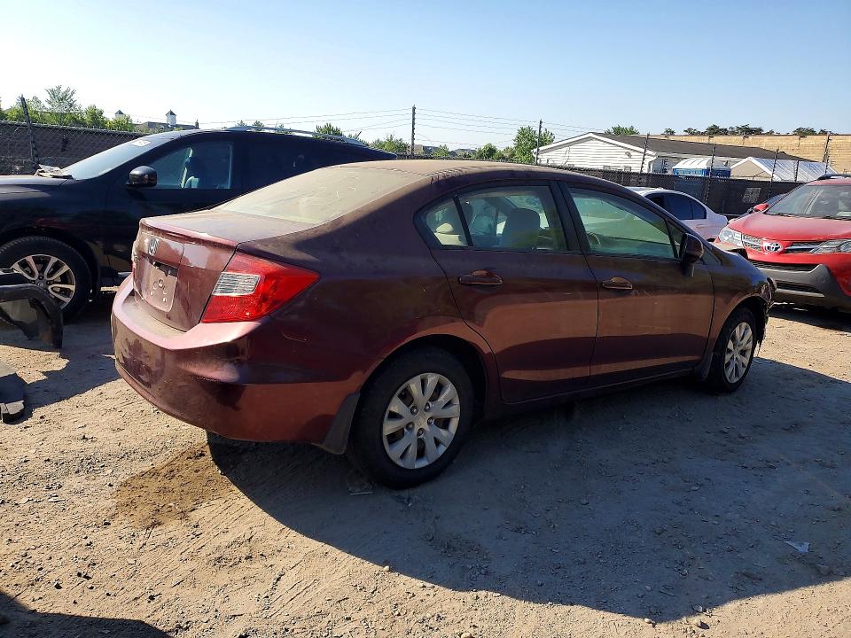 57325686 :رقم المزاد ، 19XFB2F54CE061737 vin ، 2012 Honda Civic مزاد بيع