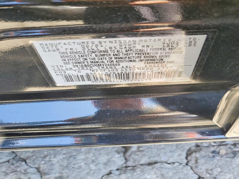 Aukcja sprzedaży 2021 Nissan Sentra, vin: 3N1AB8CV6MY246649, numer aukcji: 56700656