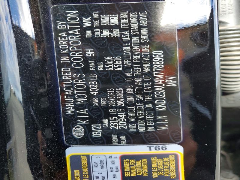 Aukcja sprzedaży 2021 Kia Soul, vin: KNDJ23AU4M7788960, numer aukcji: 58120696