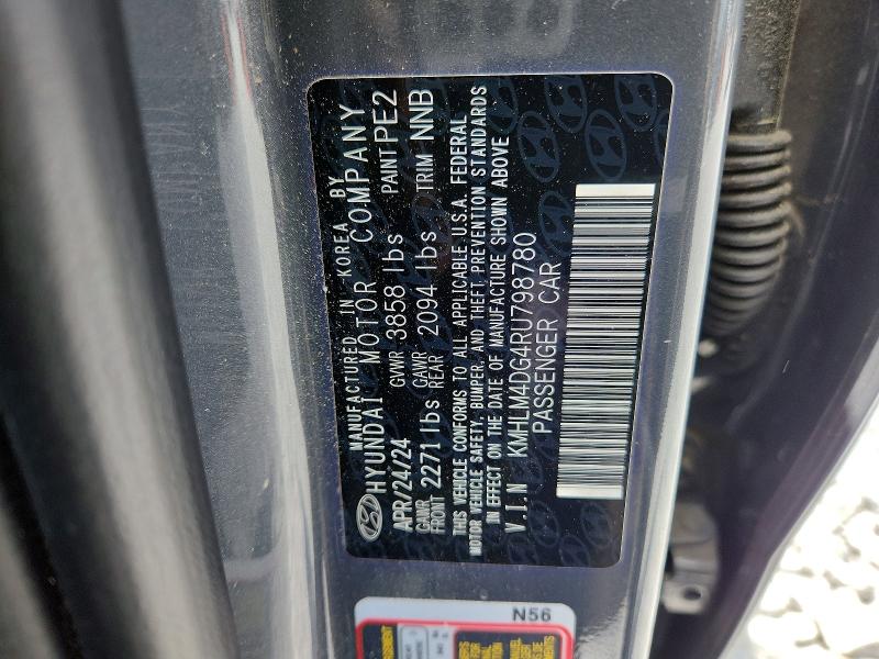 Продаж на аукціоні авто 2024 Hyundai Elantra, vin: KMHLM4DG4RU798780, номер лоту: 55805636