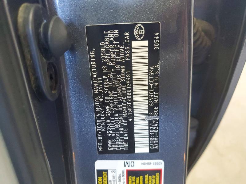 Aukcja sprzedaży 2011 Toyota Camry, vin: 4T1BK3EK8BU129481, numer aukcji: 57407106