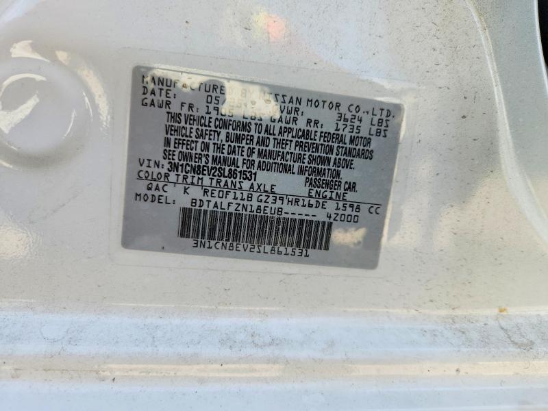 56956346 :رقم المزاد ، 3N1CN8EV2SL861531 vin ، 2025 Nissan Versa مزاد بيع