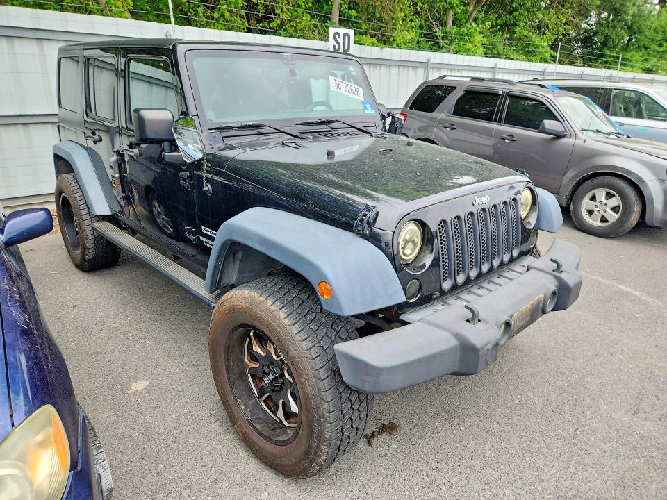 2013 Jeep Wrangler Unlimited მანქანა იყიდება აუქციონზე, vin: 1C4HJWDG1DL594144, აუქციონის ნომერი: 56772636
