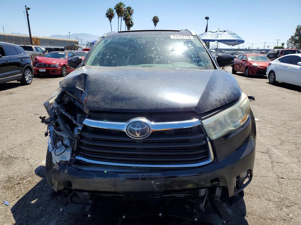 Aukcja sprzedaży 2014 Toyota Highlander, vin: 5TDYKRFH4ES017743, numer aukcji: 57257716