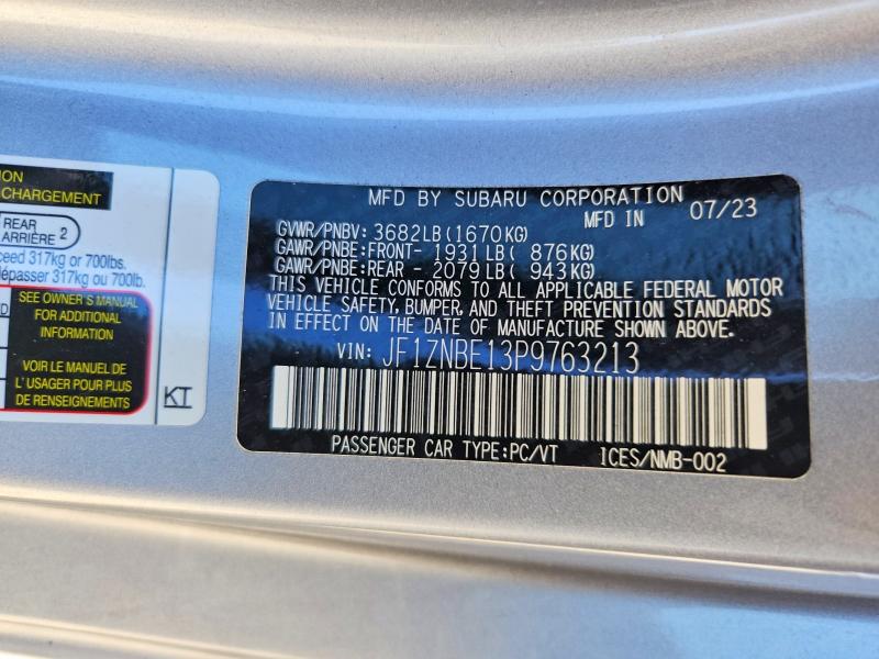 Aukcja sprzedaży 2023 Toyota Gr 86, vin: JF1ZNBE13P9763213, numer aukcji: 55927866