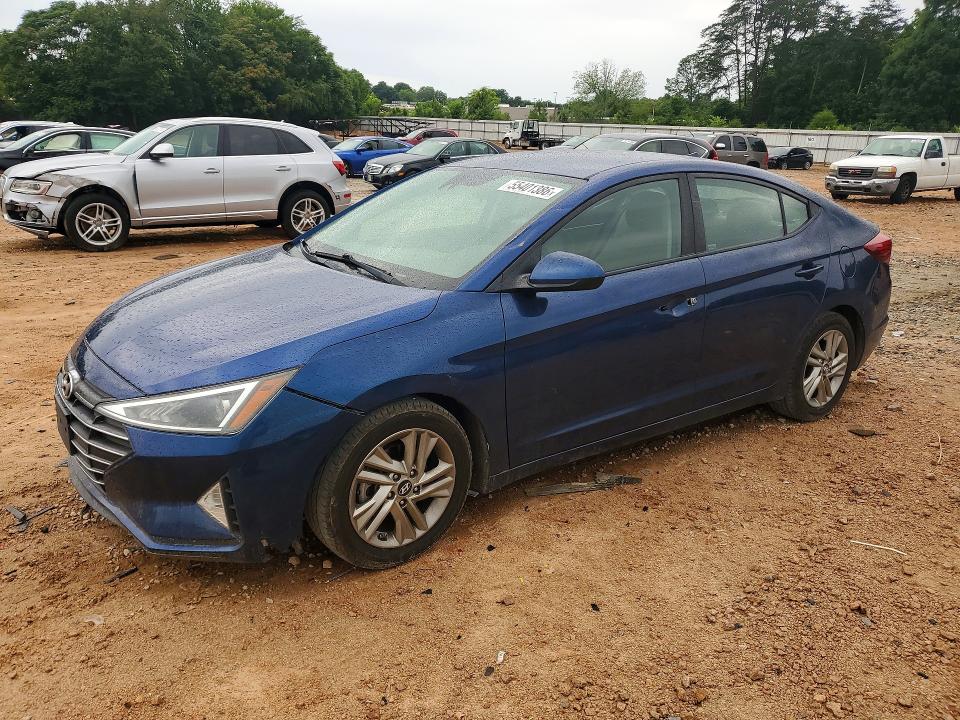 55401386 :رقم المزاد ، 5NPD84LF7KH461025 vin ، 2019 Hyundai Elantra مزاد بيع