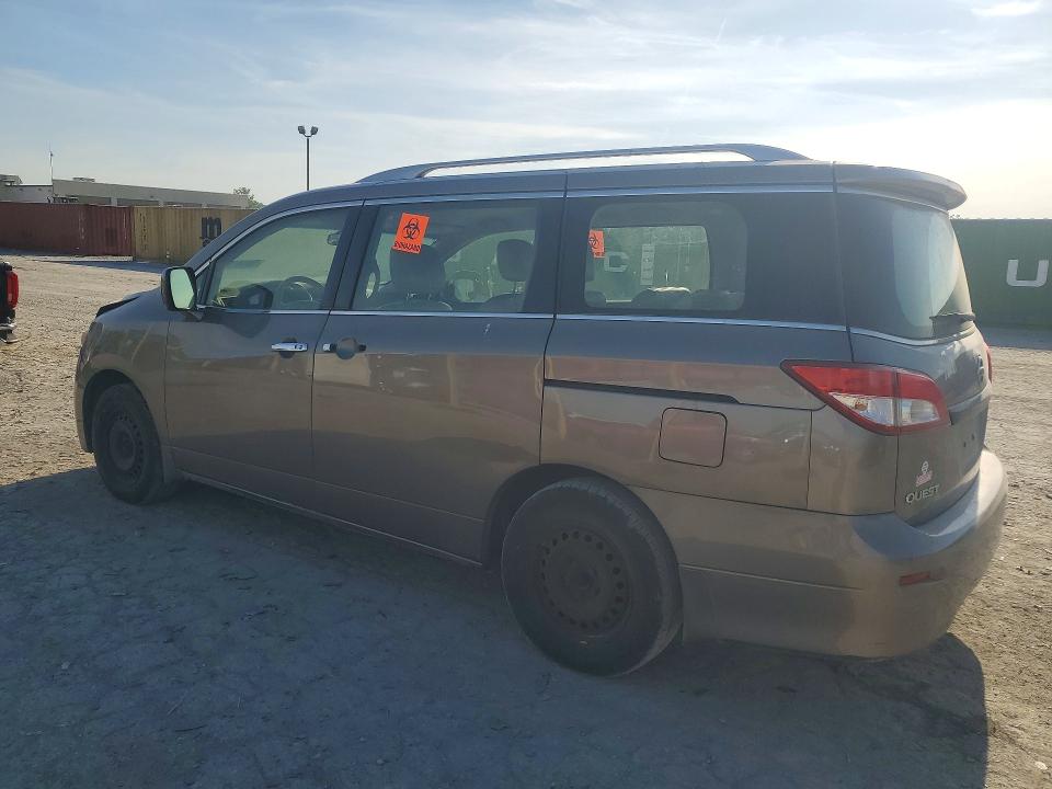 2014 Nissan Quest მანქანა იყიდება აუქციონზე, vin: JN8AE2KP5E9102364, აუქციონის ნომერი: 55458136