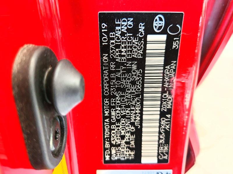 56329476 :رقم المزاد ، JTNKHMBX7L1065375 vin ، 2020 Toyota C-hr مزاد بيع