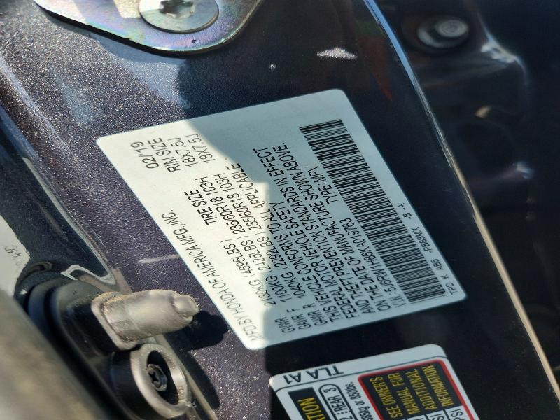 Продажа на аукционе авто 2019 Honda Cr-v, vin: 5J6RW1H86KA019763, номер лота: 55932956