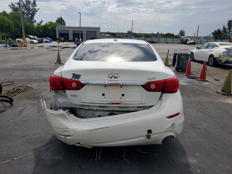Продажа на аукционе авто 2014 Infiniti Q50, vin: JN1BV7AR8EM689160, номер лота: 55583306