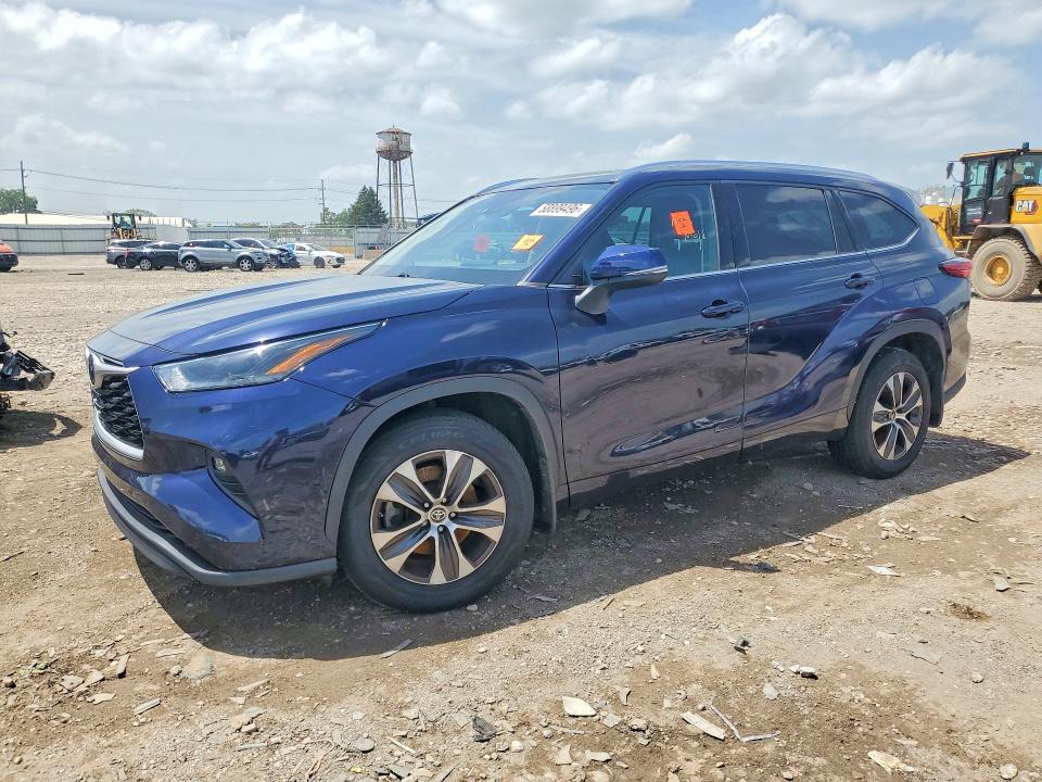 Aukcja sprzedaży 2021 Toyota Highlander, vin: 5TDGZRBH0MS533268, numer aukcji: 58899496