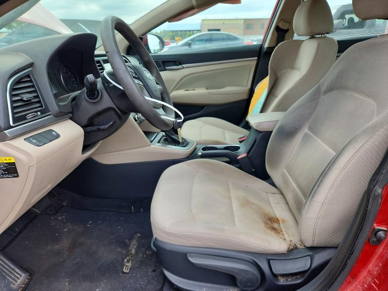 57708196 :رقم المزاد ، 5NPD84LF7HH111032 vin ، 2017 Hyundai Elantra مزاد بيع