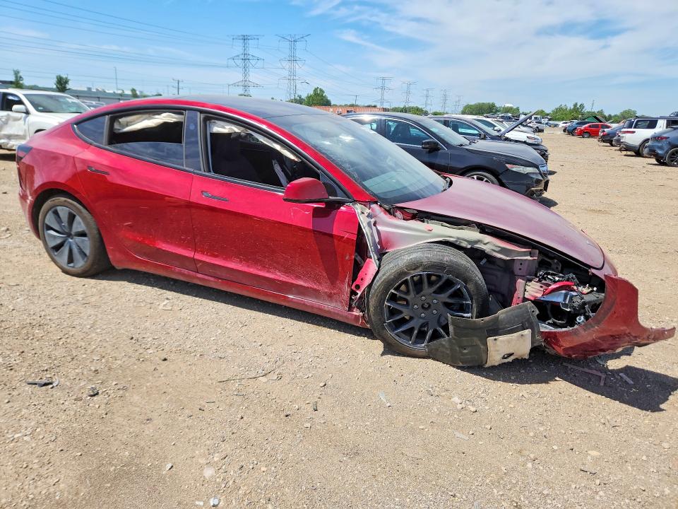 2025 Tesla Model 3 მანქანა იყიდება აუქციონზე, vin: 5YJ3E1EB3SF938187, აუქციონის ნომერი: 55884566