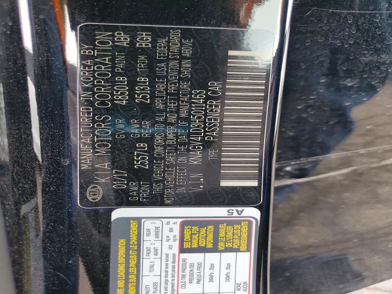 Aukcja sprzedaży 2017 Kia Optima Plug-in Hybrid, vin: KNAGV4LD3H5011463, numer aukcji: 58800776