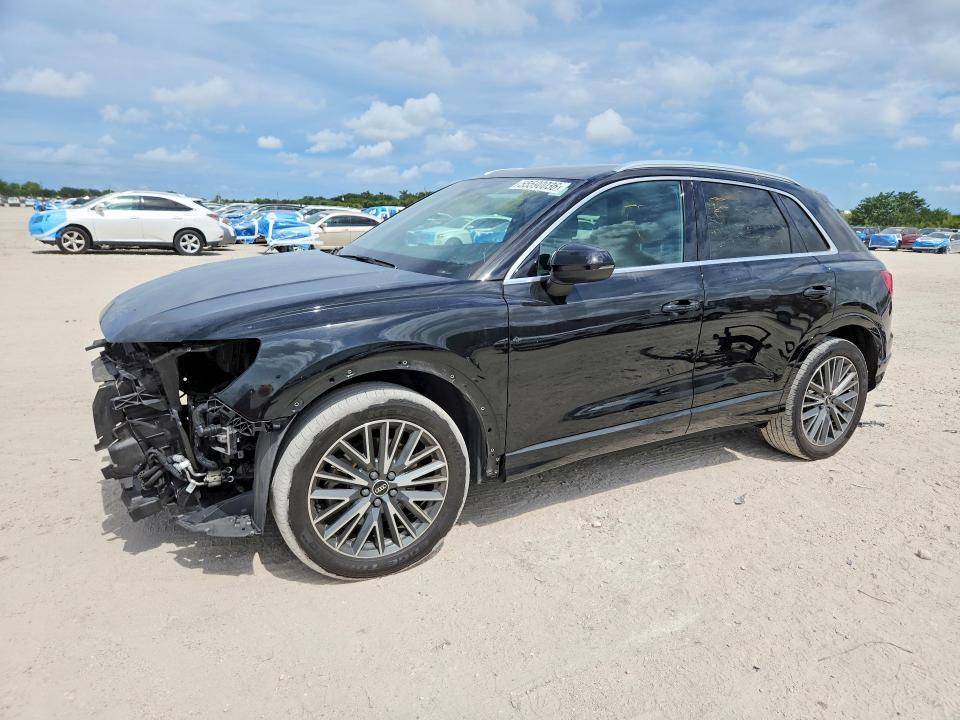 2022 Audi Q3 მანქანა იყიდება აუქციონზე, vin: WA1BUCF33N1102906, აუქციონის ნომერი: 55590036