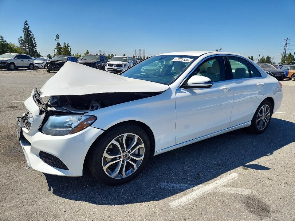 Auction sale of the 2017 Mercedes-benz C, vin: 55SWF4JB9HU231863, lot number: 57251136