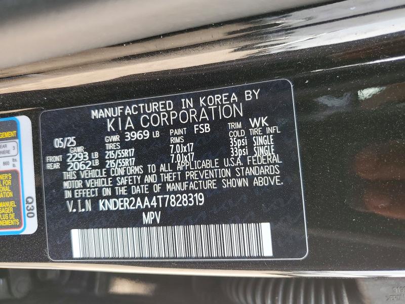 Aukcja sprzedaży 2026 Kia Seltos, vin: KNDER2AA4T7828319, numer aukcji: 58599276