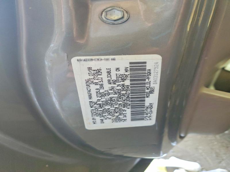 Продажа на аукционе авто 1998 Toyota Sienna, vin: 4T3ZF13C8WU075549, номер лота: 55127546