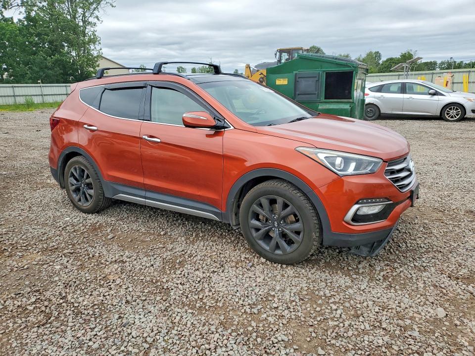 57385846 :رقم المزاد ، 5XYZWDLAXJG520719 vin ، 2018 Hyundai Santa Fe Sport مزاد بيع
