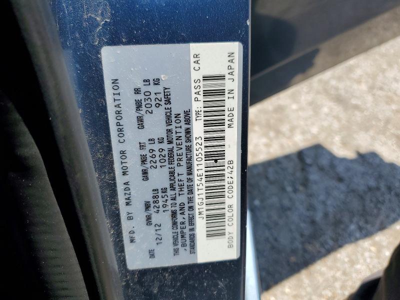 Продажа на аукционе авто 2014 Mazda 6, vin: JM1GJ1T54E1105523, номер лота: 58215716