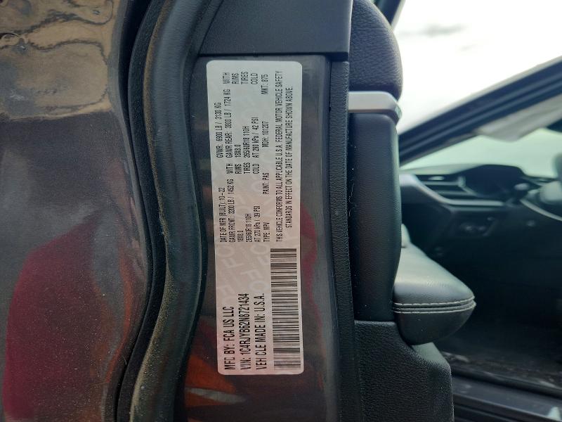 58041346 :رقم المزاد ، 1C4RJYB62N8721434 vin ، 2022 Jeep Grand Cherokee مزاد بيع