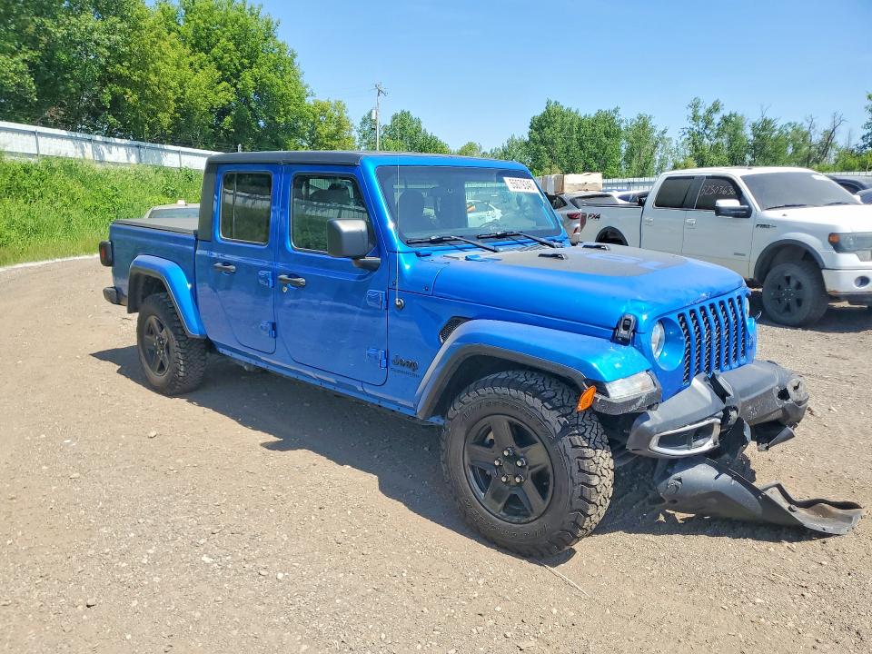 Продаж на аукціоні авто 2021 Jeep Gladiator, vin: 1C6HJTAG6ML550277, номер лоту: 55079346