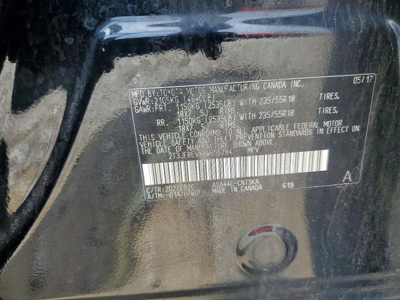 Продаж на аукціоні авто 2017 Toyota Rav4, vin: 2T3JFREVXHW655284, номер лоту: 55924626