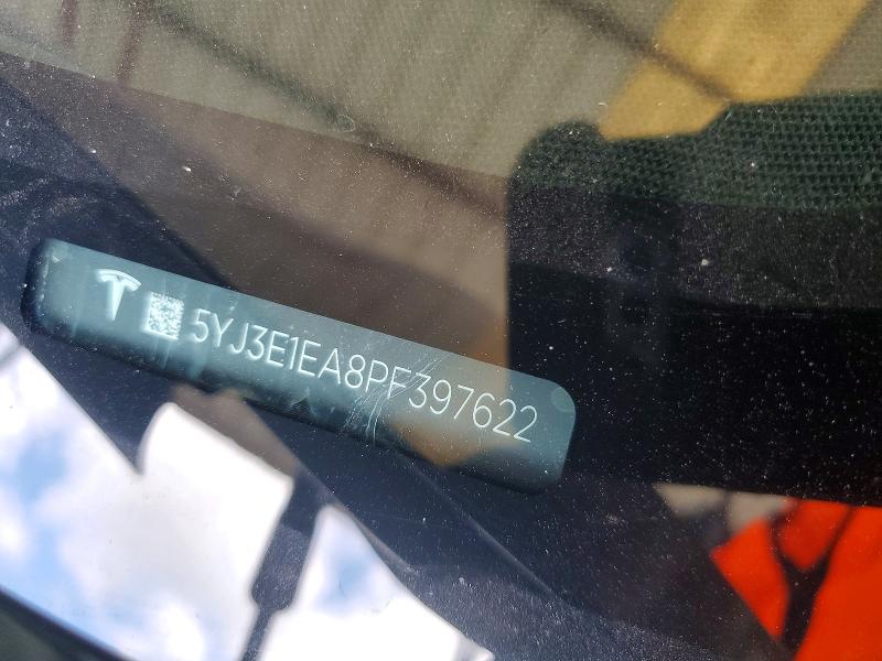 2023 Tesla Model 3 მანქანა იყიდება აუქციონზე, vin: 5YJ3E1EA8PF397622, აუქციონის ნომერი: 58037876