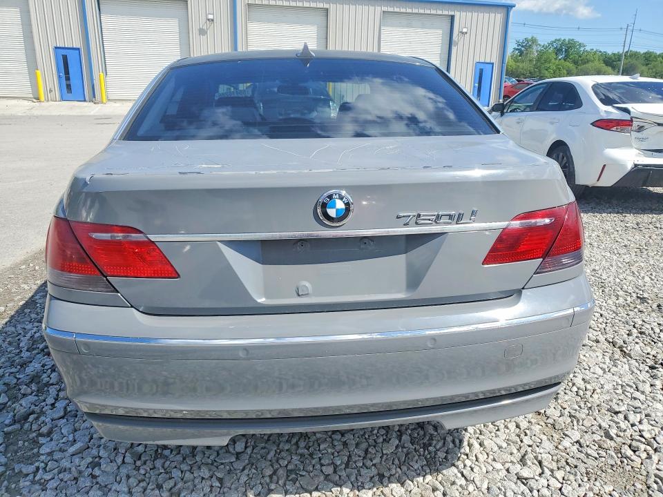 2007 Bmw 750 მანქანა იყიდება აუქციონზე, vin: WBAHN83557DT75151, აუქციონის ნომერი: 55416286