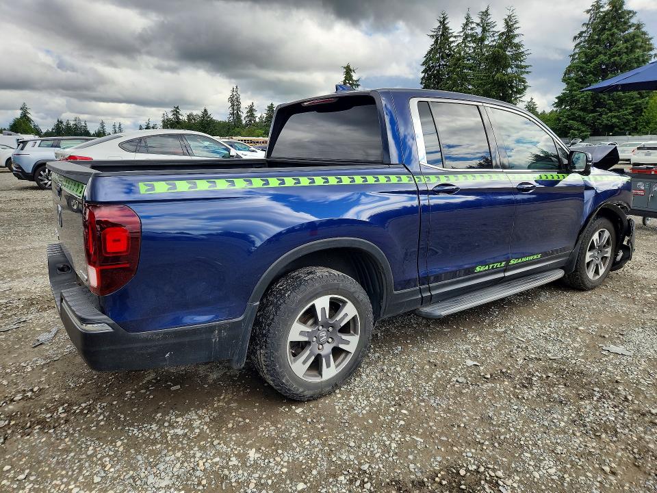 2017 Honda Ridgeline მანქანა იყიდება აუქციონზე, vin: 5FPYK3F6XHB001512, აუქციონის ნომერი: 56191156
