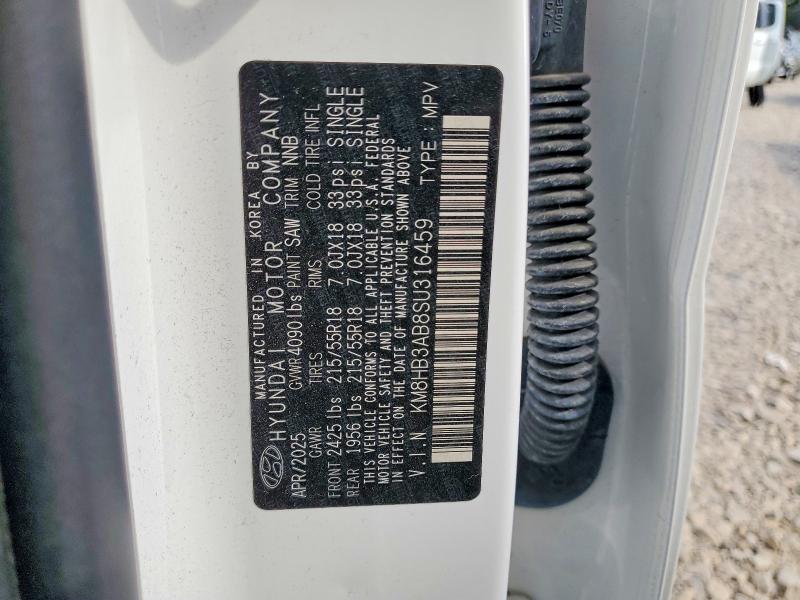 2025 Hyundai Kona მანქანა იყიდება აუქციონზე, vin: KM8HB3AB8SU316459, აუქციონის ნომერი: 55957566