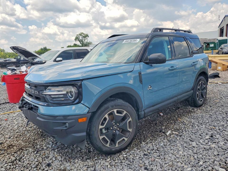 2023 Ford Bronco Sport მანქანა იყიდება აუქციონზე, vin: 3FMCR9C60PRD92765, აუქციონის ნომერი: 56638386