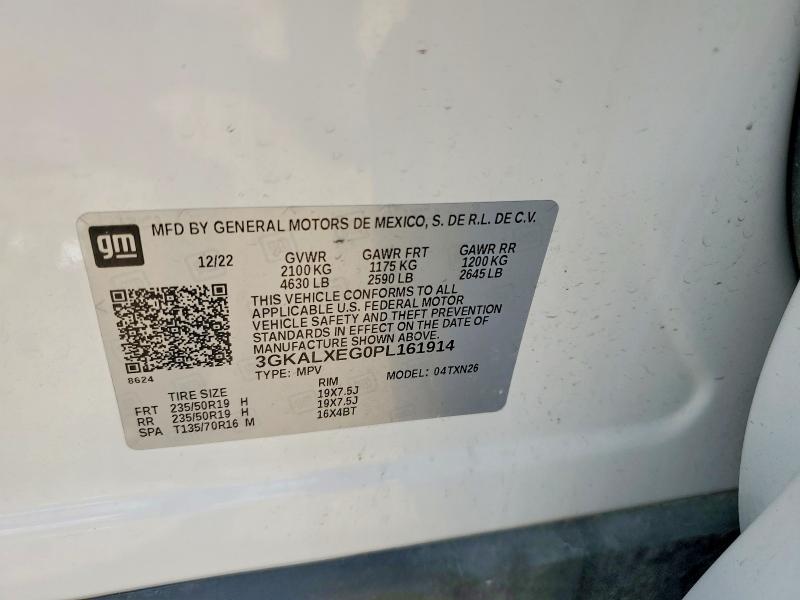 Aukcja sprzedaży 2023 Gmc Terrain, vin: 3GKALXEG0PL161914, numer aukcji: 56284546