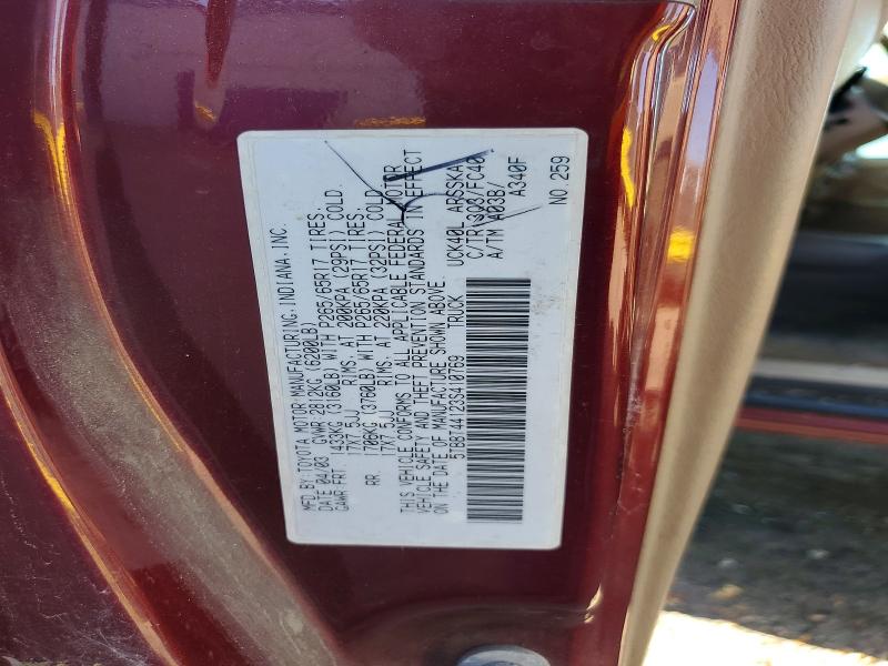 Aukcja sprzedaży 2003 Toyota Tundra, vin: 5TBBT44123S410769, numer aukcji: 57586026