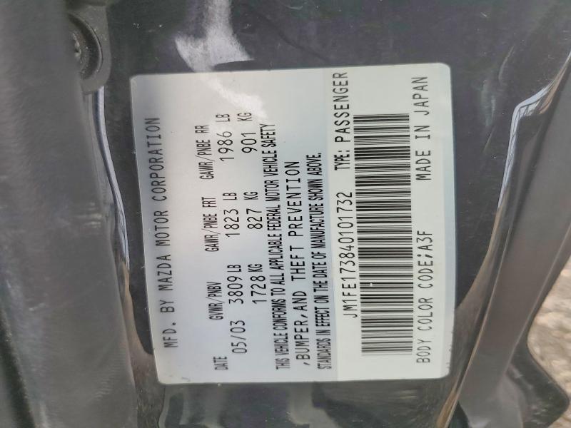 56143026 :رقم المزاد ، JM1FE173840101732 vin ، 2004 Mazda Rx8 مزاد بيع
