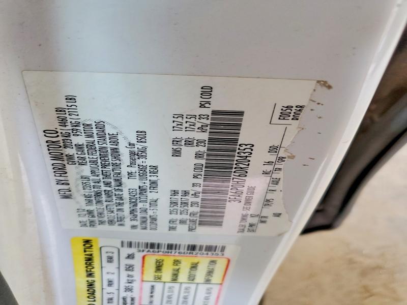 2013 Ford Fusion მანქანა იყიდება აუქციონზე, vin: 3FA6P0H76DR204353, აუქციონის ნომერი: 58609096