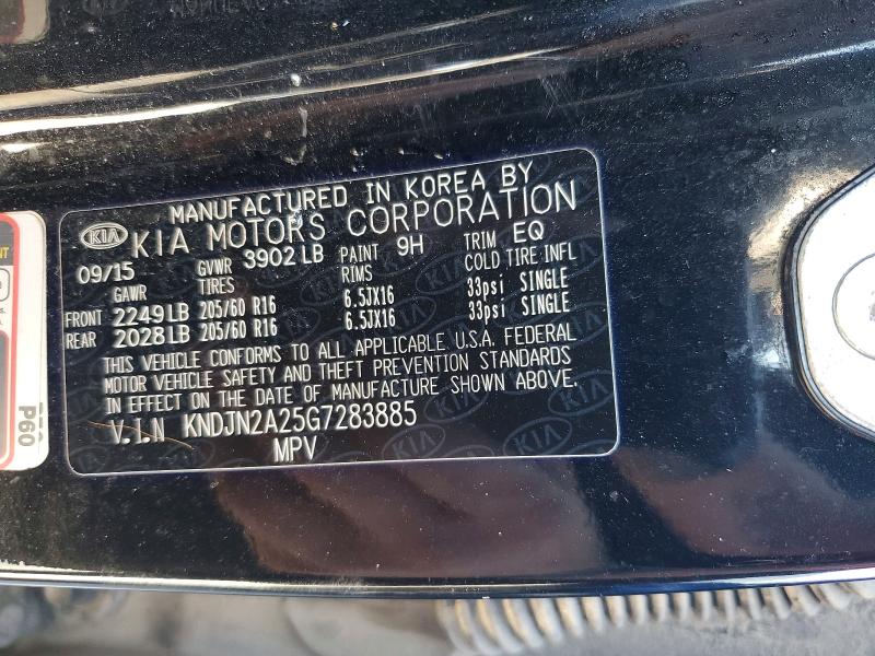 Продаж на аукціоні авто 2016 Kia Soul, vin: KNDJN2A25G7283885, номер лоту: 55275486