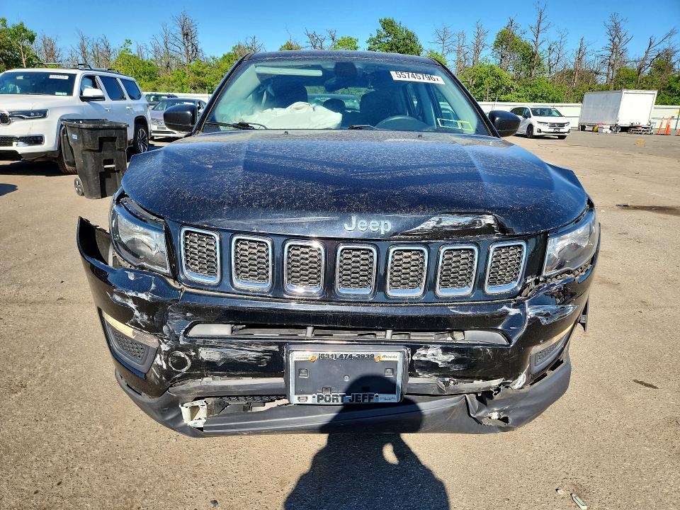 Продаж на аукціоні авто 2018 Jeep Compass, vin: 3C4NJDAB6JT205224, номер лоту: 55745796