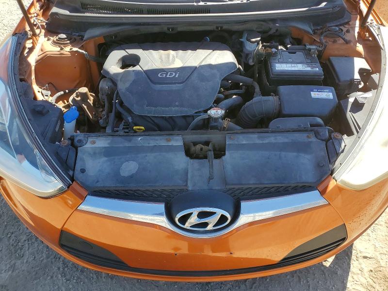 2016 Hyundai Veloster მანქანა იყიდება აუქციონზე, vin: KMHTC6AD0GU266383, აუქციონის ნომერი: 55938016