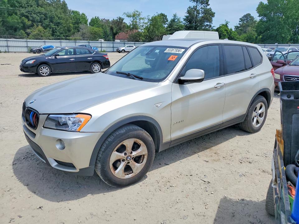 2011 Bmw X3 მანქანა იყიდება აუქციონზე, vin: 5UXWX5C54BL712456, აუქციონის ნომერი: 55387956