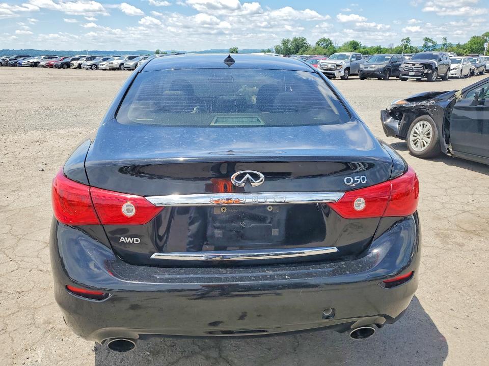 2014 Infiniti Q50 მანქანა იყიდება აუქციონზე, vin: JN1BV7AR3EM701070, აუქციონის ნომერი: 57756216