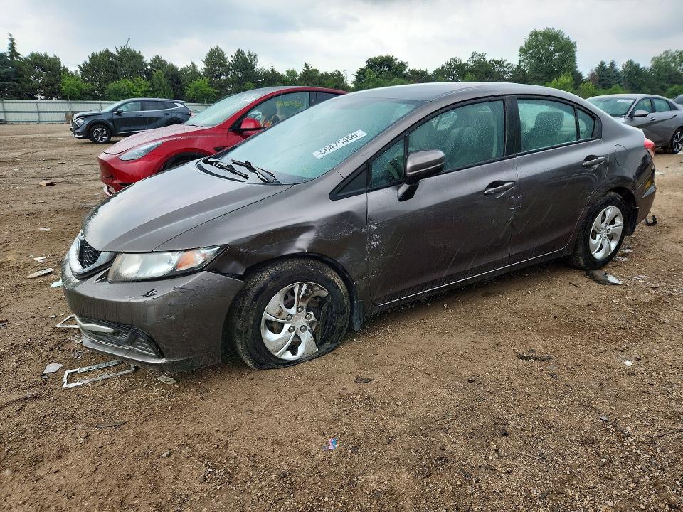 56475456 :رقم المزاد ، 19XFB2F59FE070017 vin ، 2015 Honda Civic مزاد بيع