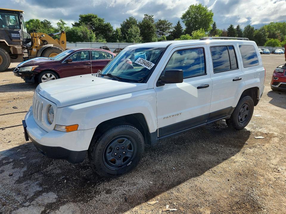 2016 Jeep Patriot მანქანა იყიდება აუქციონზე, vin: 1C4NJPBB6GD650027, აუქციონის ნომერი: 57394866