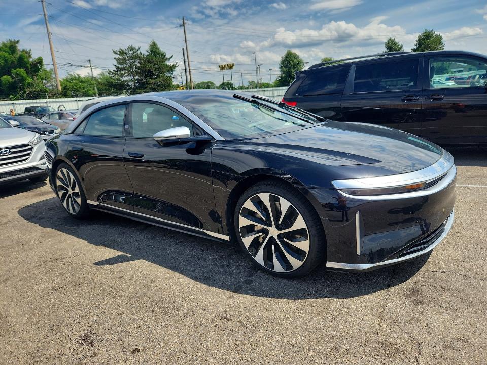 2022 Lucid Motors Air მანქანა იყიდება აუქციონზე, vin: 50EA1GBA1NA005267, აუქციონის ნომერი: 56671346