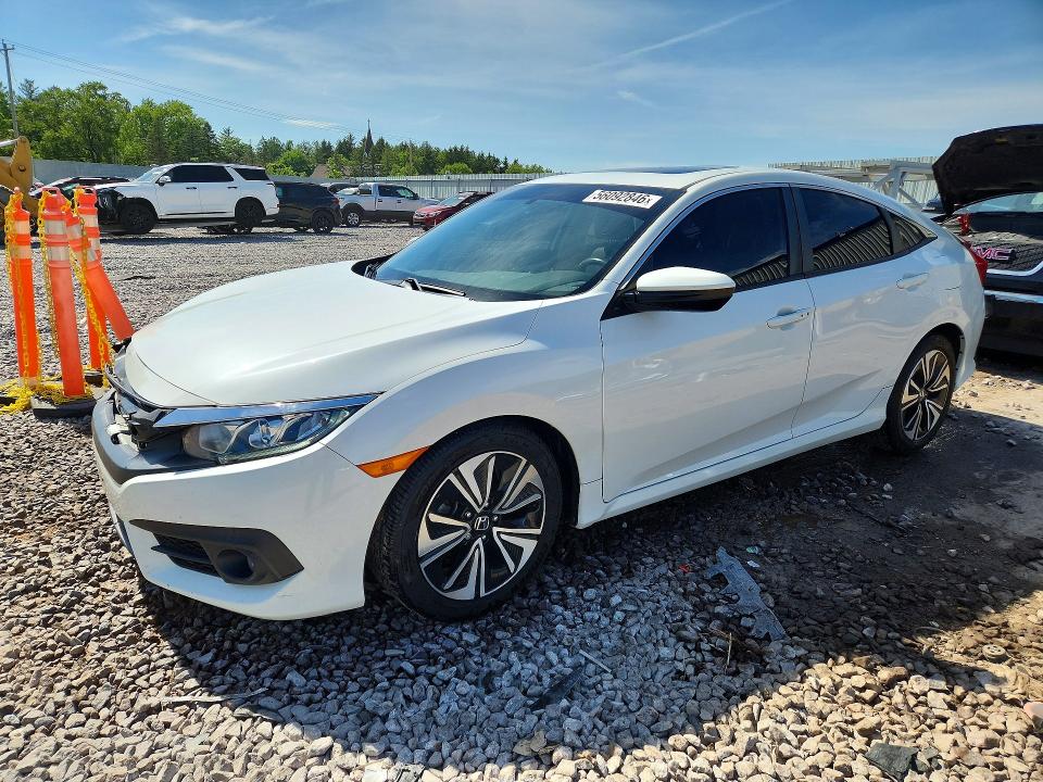 56092846 :رقم المزاد ، JHMFC1F39JX015080 vin ، 2018 Honda Civic مزاد بيع