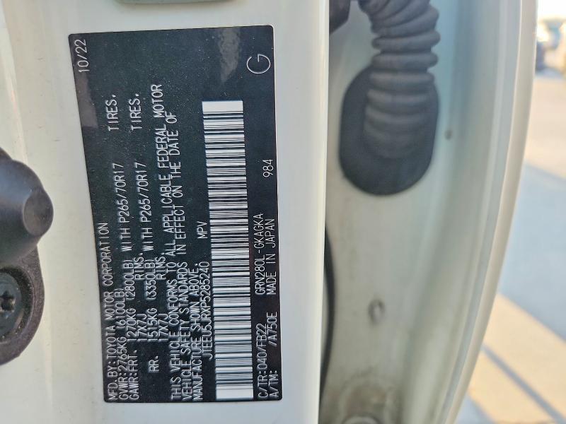 55951836 :رقم المزاد ، JTEEU5JRXP5285240 vin ، 2023 Toyota 4runner مزاد بيع