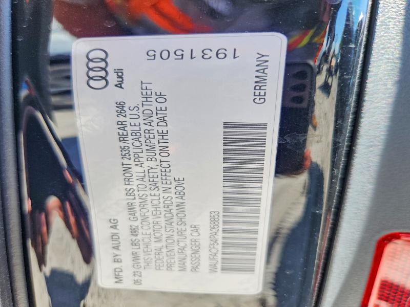 Aukcja sprzedaży 2023 Audi A5, vin: WAUFACF54PA058853, numer aukcji: 56428696
