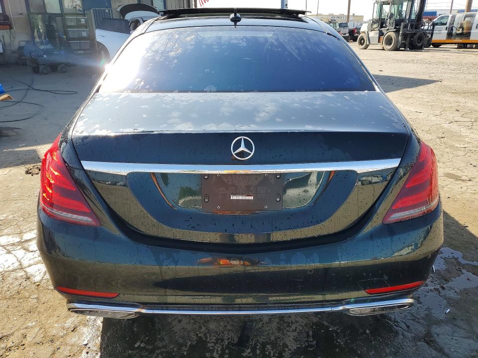 2018 Mercedes-benz S მანქანა იყიდება აუქციონზე, vin: WDDUG6GB9JA354737, აუქციონის ნომერი: 56350866