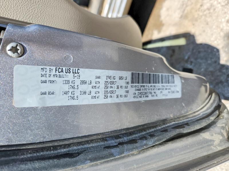 Aukcja sprzedaży 2019 Dodge Grand Caravan, vin: 2C4RDGCG9KR717454, numer aukcji: 55731856